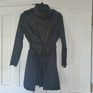 Yoki Black Mid Length Jacket for Girls - XL 16